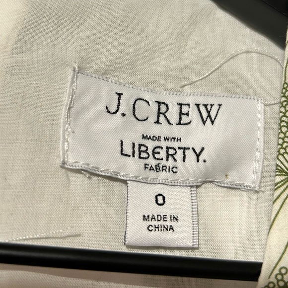J. Crew x Liberty London Floral Linear CutOut Dress Size 0 NWOT - Picture 9 of 12